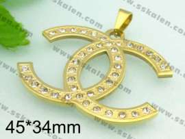 Stainless Steel Gold-plating Pendant