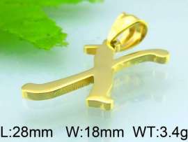 Stainless Steel Gold-plating Pendant