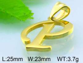 Stainless Steel Gold-plating Pendant