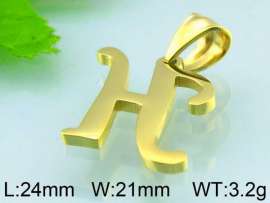 Stainless Steel Gold-plating Pendant