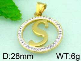 Stainless Steel Gold-plating Pendant