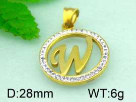 Stainless Steel Gold-plating Pendant