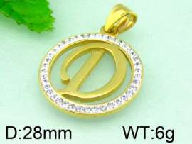 Stainless Steel Gold-plating Pendant