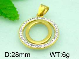 Stainless Steel Gold-plating Pendant