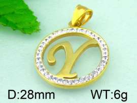 Stainless Steel Gold-plating Pendant