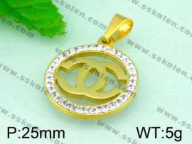 Stainless Steel Gold-plating Pendant