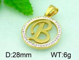 Stainless Steel Gold-plating Pendant