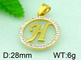 Stainless Steel Gold-plating Pendant