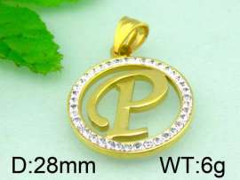 Stainless Steel Gold-plating Pendant