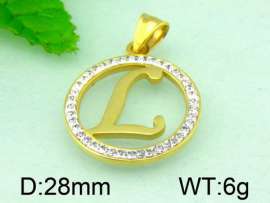 Stainless Steel Gold-plating Pendant