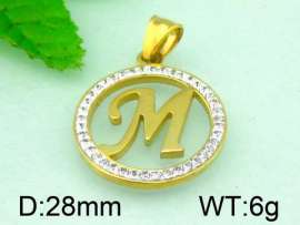 Stainless Steel Gold-plating Pendant