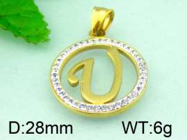 Stainless Steel Gold-plating Pendant