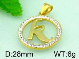 Stainless Steel Gold-plating Pendant