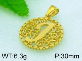 Stainless Steel Gold-plating Pendant