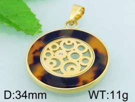 Stainless Steel Gold-plating Pendant