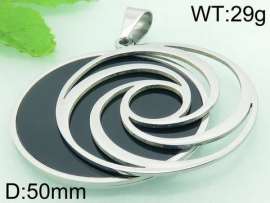 Stainless Steel Black-plating Pendant