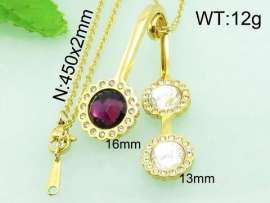 Stainless Steel Gold-plating Pendant