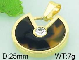 Stainless Steel Gold-plating Pendant