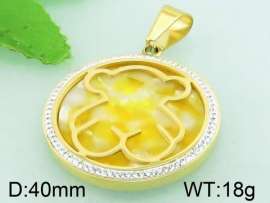 Stainless Steel Gold-plating Pendant