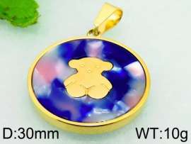 Stainless Steel Gold-plating Pendant