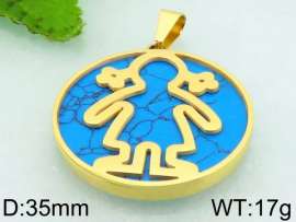 Stainless Steel Gold-plating Pendant