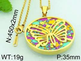 Stainless Steel Gold-plating Pendant