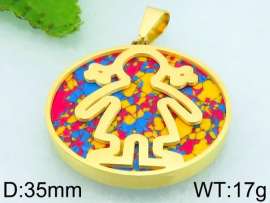 Stainless Steel Gold-plating Pendant