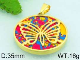 Stainless Steel Gold-plating Pendant