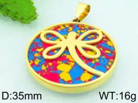 Stainless Steel Gold-plating Pendant