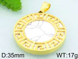 Stainless Steel Gold-plating Pendant