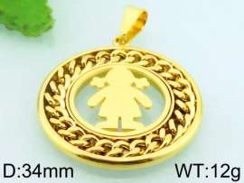 Stainless Steel Gold-plating Pendant