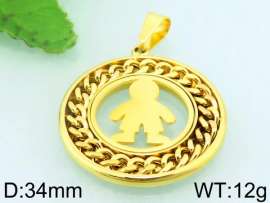 Stainless Steel Gold-plating Pendant