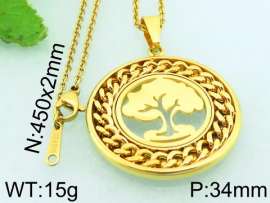 Stainless Steel Gold-plating Pendant