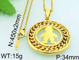 Stainless Steel Gold-plating Pendant