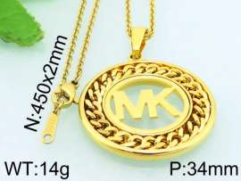 Stainless Steel Gold-plating Pendant