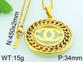 Stainless Steel Gold-plating Pendant