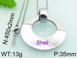 SS Shell Pearl Pendant