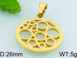 Stainless Steel Gold-plating Pendant