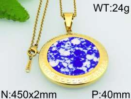 Stainless Steel Gold-plating Pendant