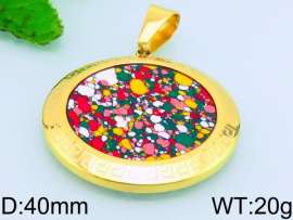 Stainless Steel Gold-plating Pendant