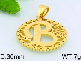 Stainless Steel Gold-plating Pendant