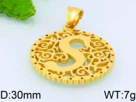 Stainless Steel Gold-plating Pendant