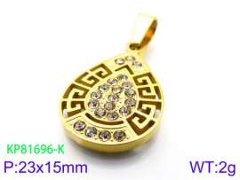 Stainless Steel Gold-plating Pendant