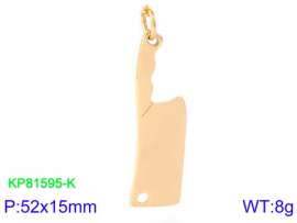 Stainless Steel Gold-plating Pendant